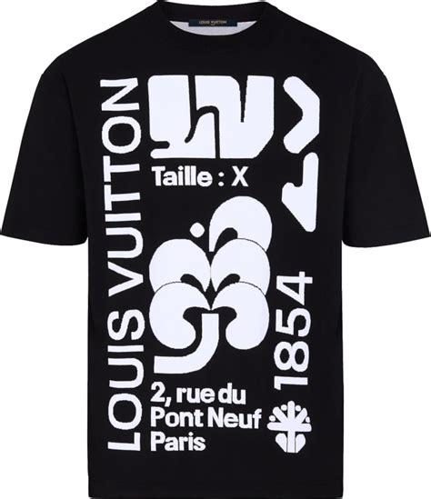 louis vuitton black t shirt|Louis Vuitton graphic t shirt.